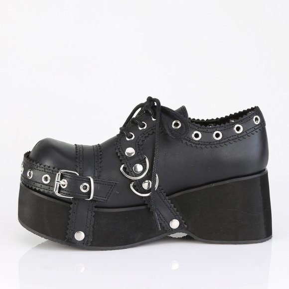 Gothic Men\'s Platform Lace Up Shoes main image 4